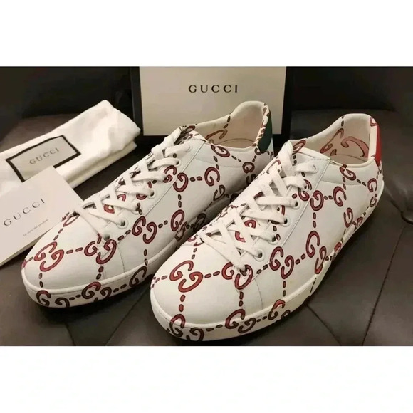 Gucci ace Apollo sneakers womens size 39.5 - Picture 3 of 8